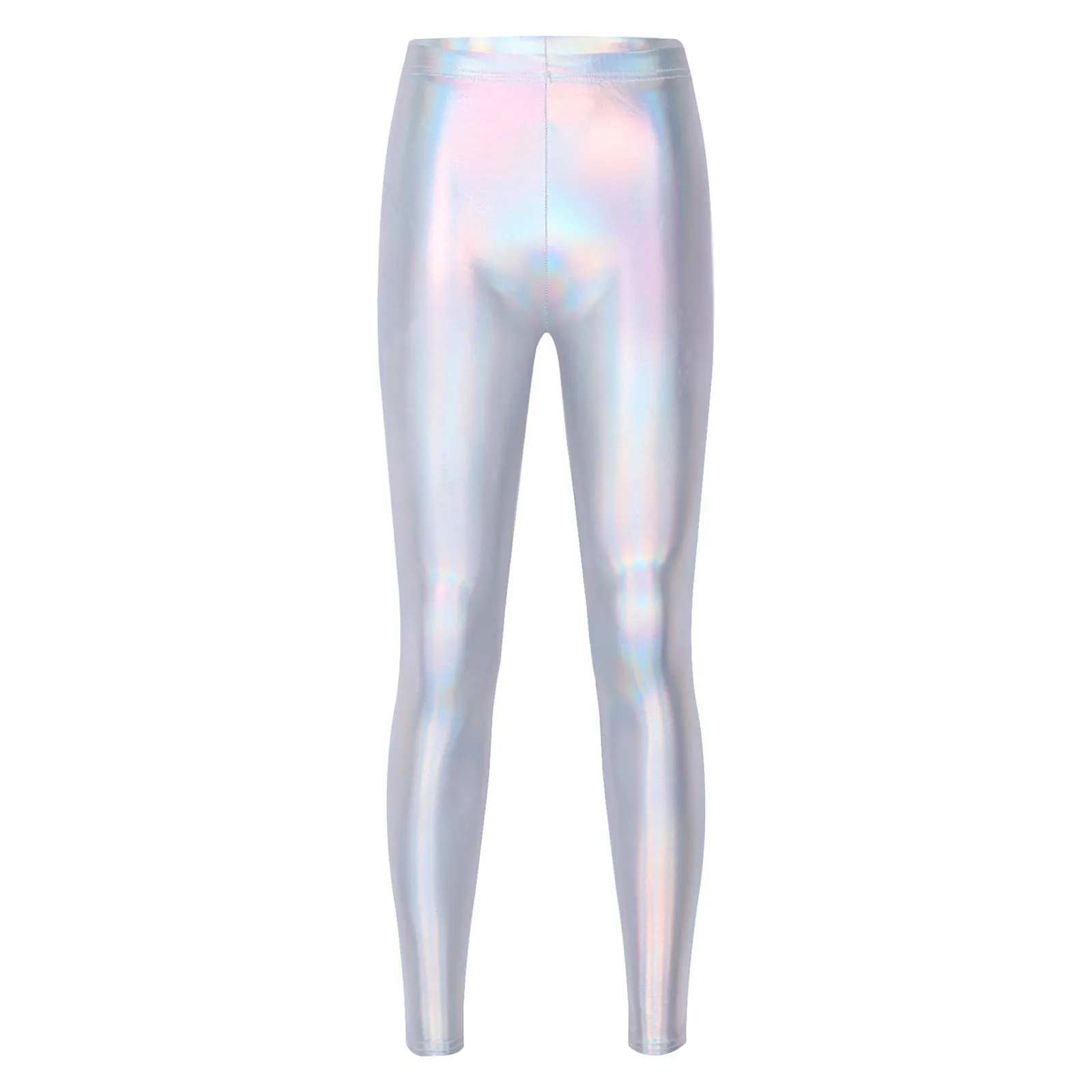 Women's Shiny Metallic Faux Leather  Leggings