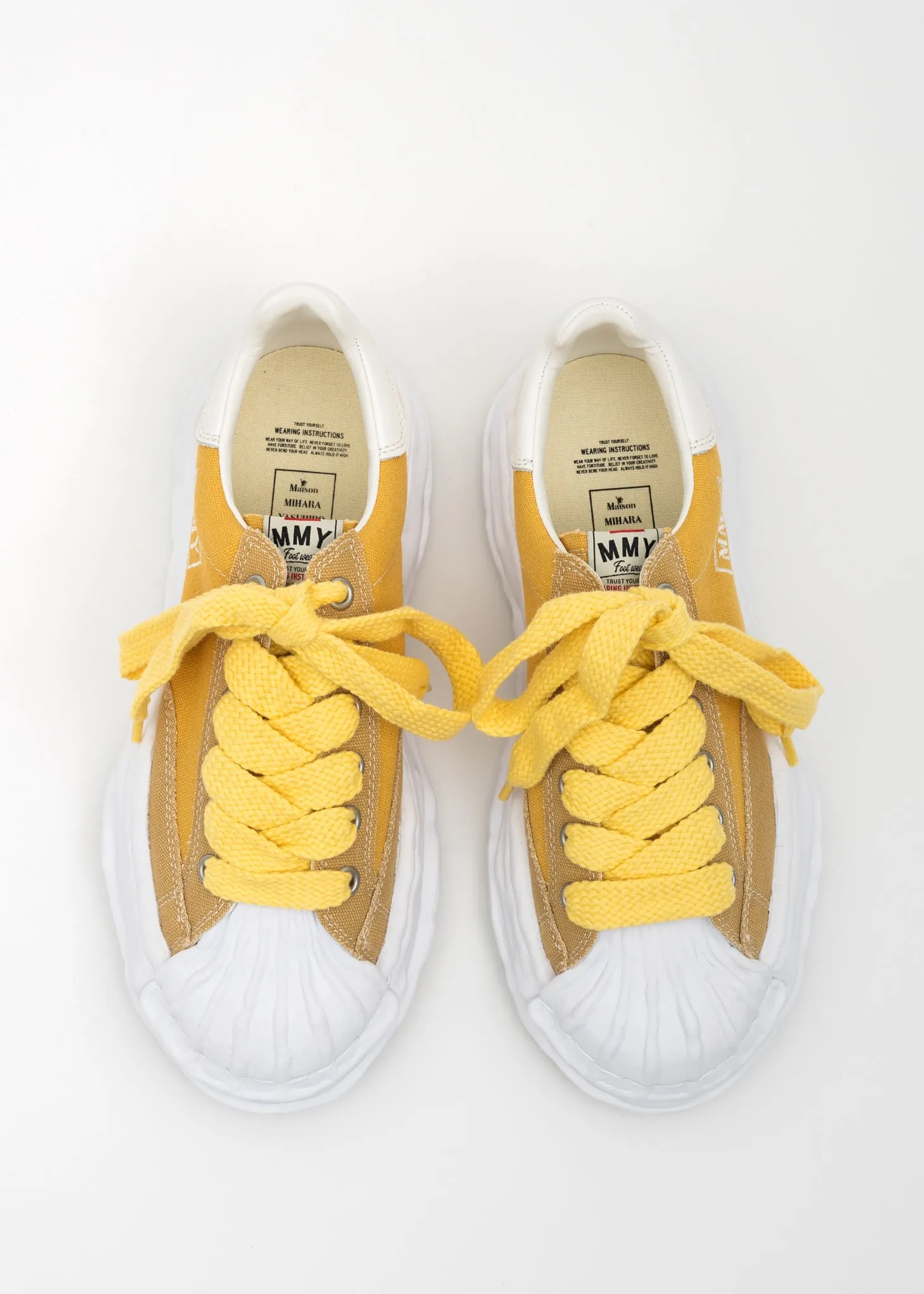 Yellow OG Sole STC Canvas Low-Top Sneaker (BLAKEY LOW)