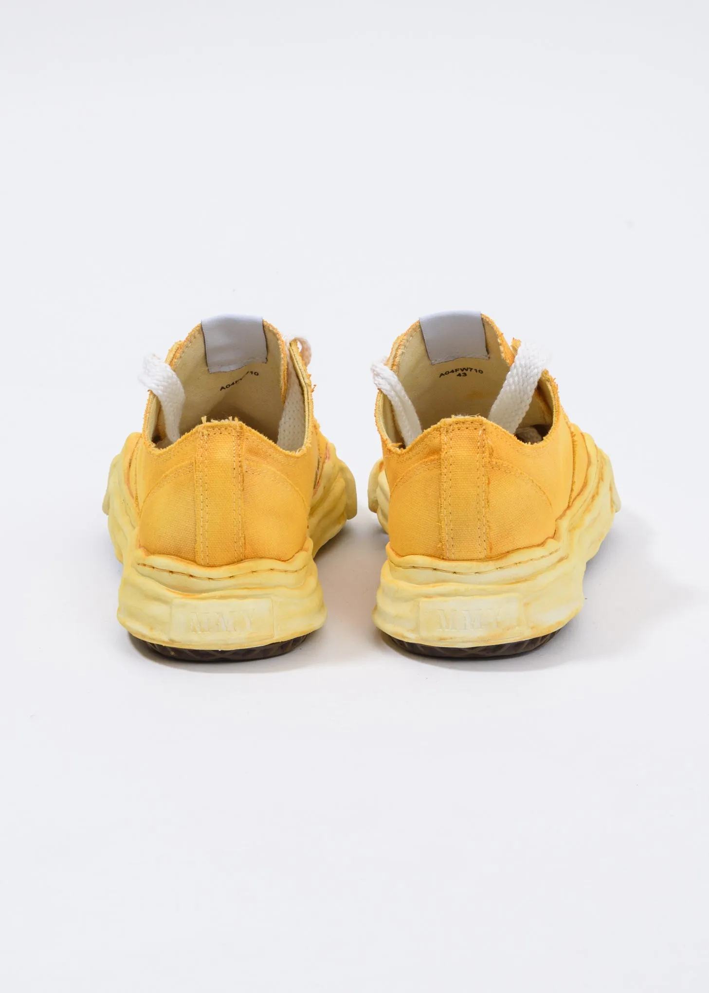 Yellow Overdye Original Sole Low Cut Sneaker