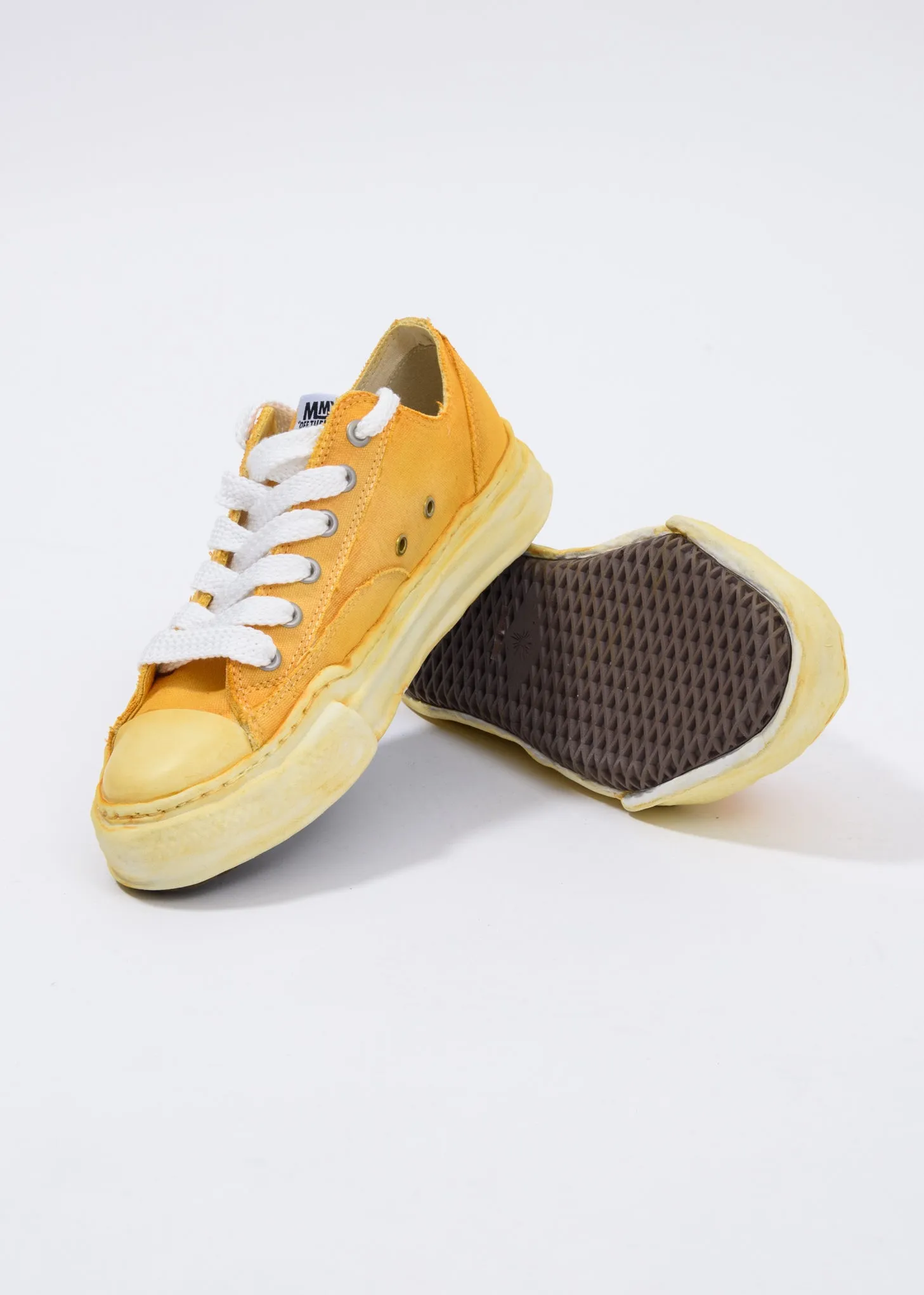 Yellow Overdye Original Sole Low Cut Sneaker